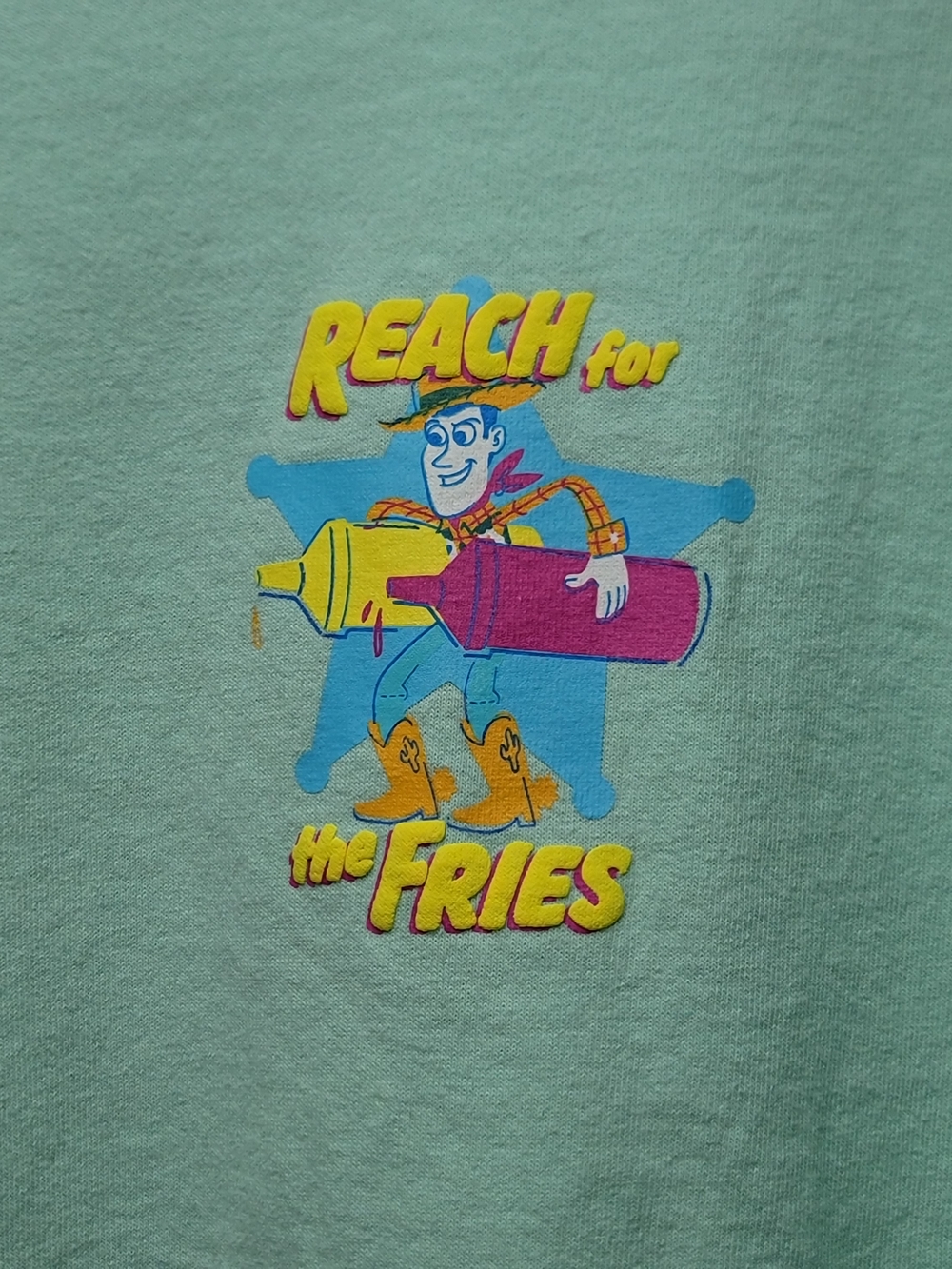 Official Disney Spirit Jersey Toy Story Chillin' And Grillin' AOP Long Sleeve- L - Picture 3 of 14